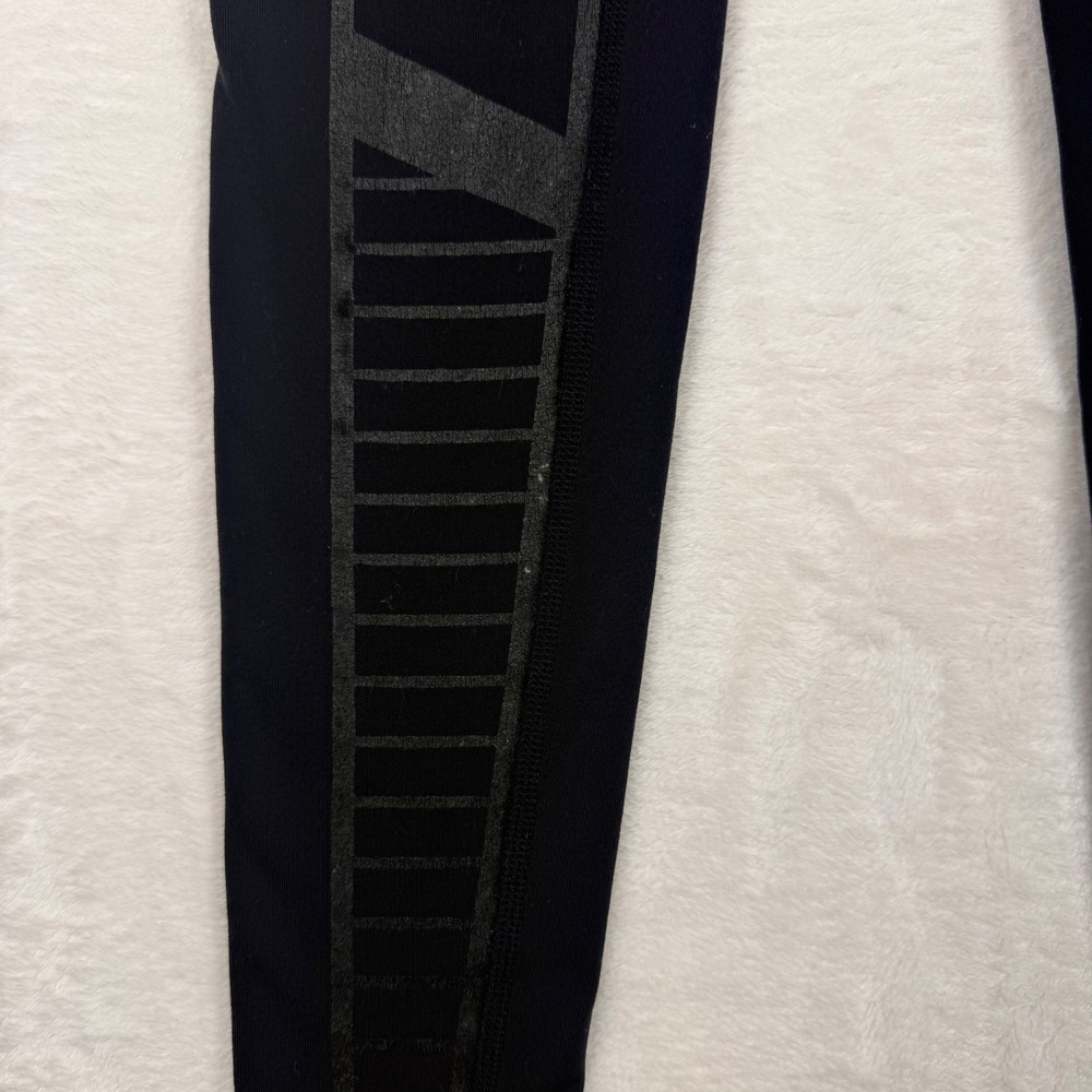 ALO Yoga Moto Leggings‎ Black High Waist Performance Activewear Womens XS - Picture 2 of 7